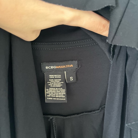 BCBGMAXZARIA Rayon Flowy Mini ruched Skirt Small - Picture 2 of 7